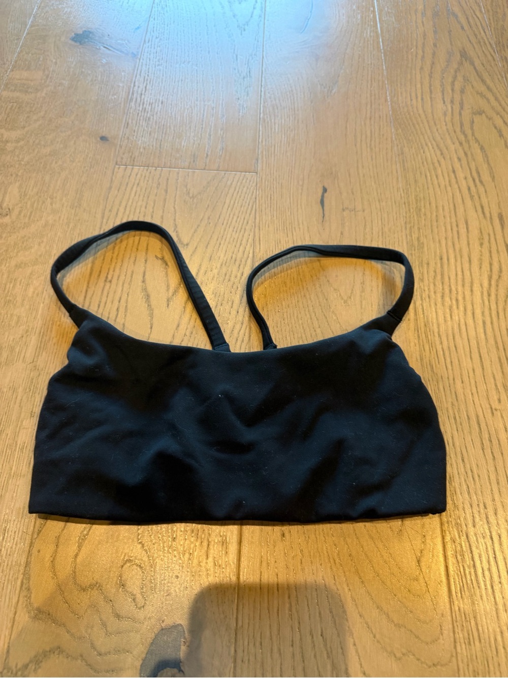 lululemon athletica Black Slim Bralette with Thin Straps
